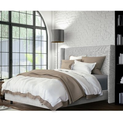 Keaton Upholstered Panel Bed - Image 0