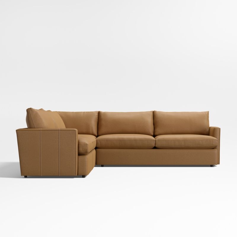 Lounge Classic 3-Piece L-Shaped Leather Sectional Sofa - Image 3