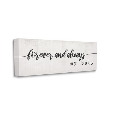 Forever And Always Sentiments Rustic Romantic Typography - Image 0