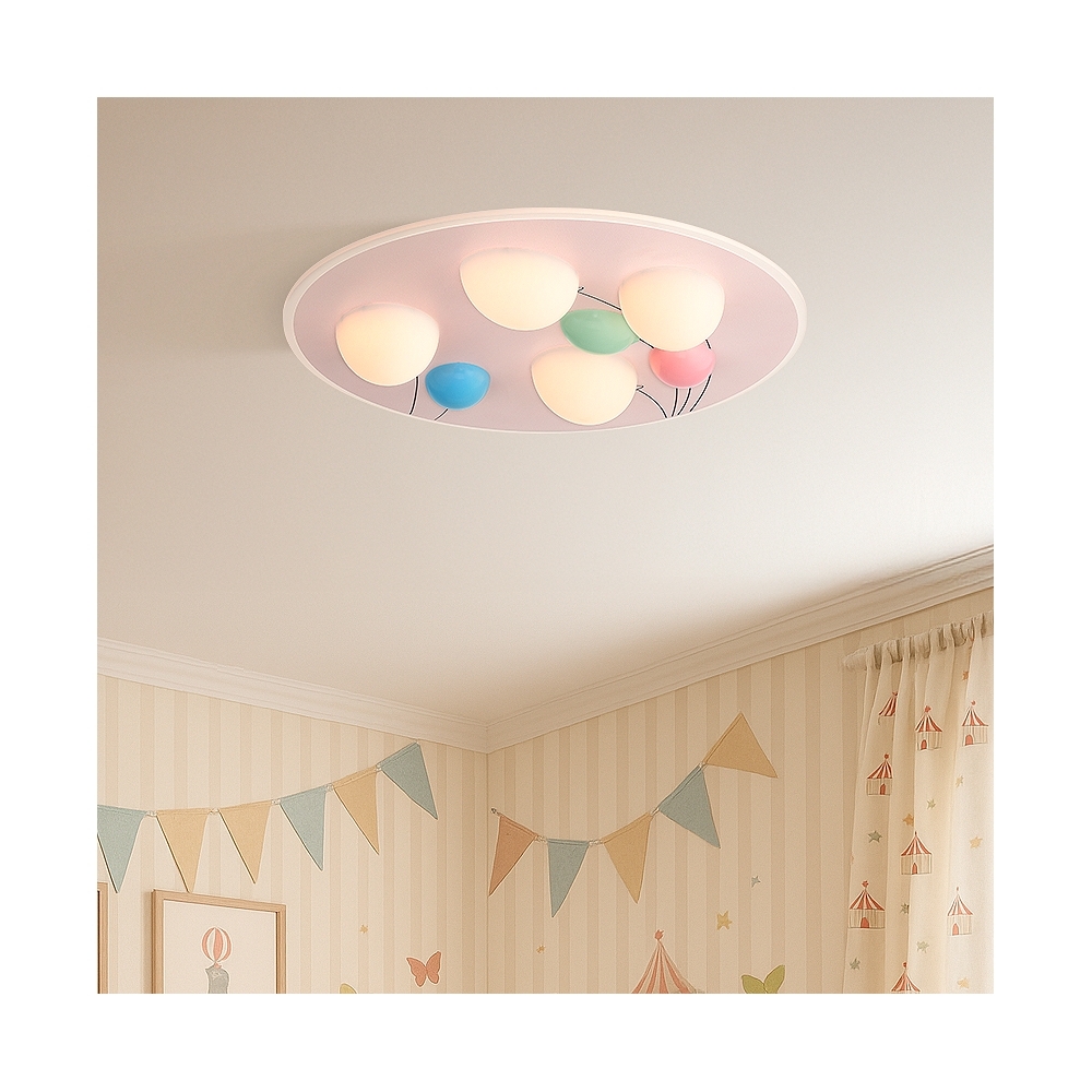 Celebration 19 3/4" Wide White and Pastels LED Ceiling Light - Image 0