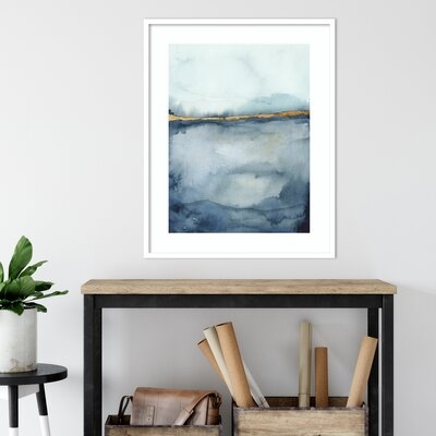 Coastal Horizon II by Victoria Borges - Picture Frame Graphic Art Print on Paper - Image 0