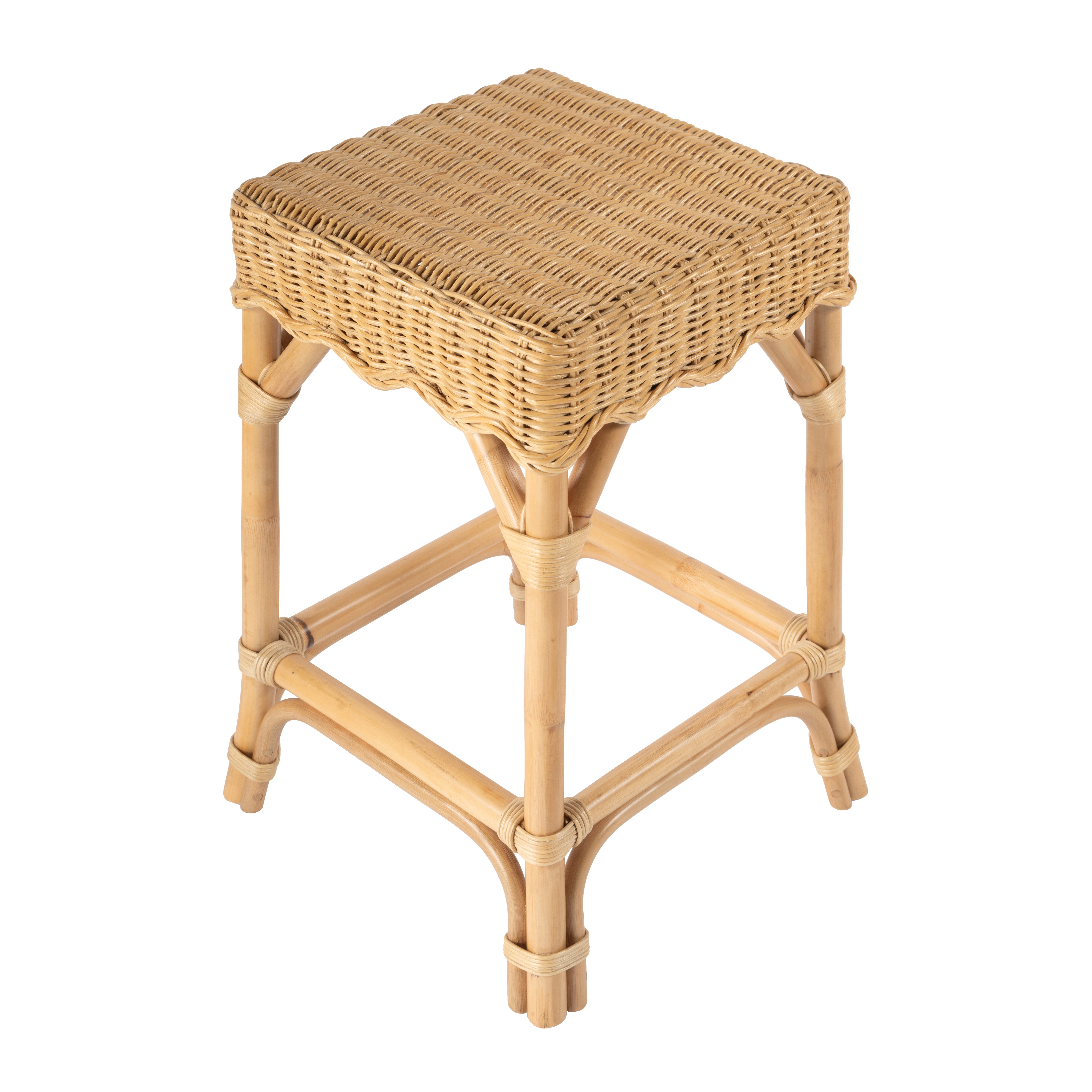Flora Natural Rattan Counter Stool - Image 3