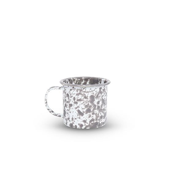 Marble/Splatter Mug, Gray Splatter, Set of 4 - Image 0