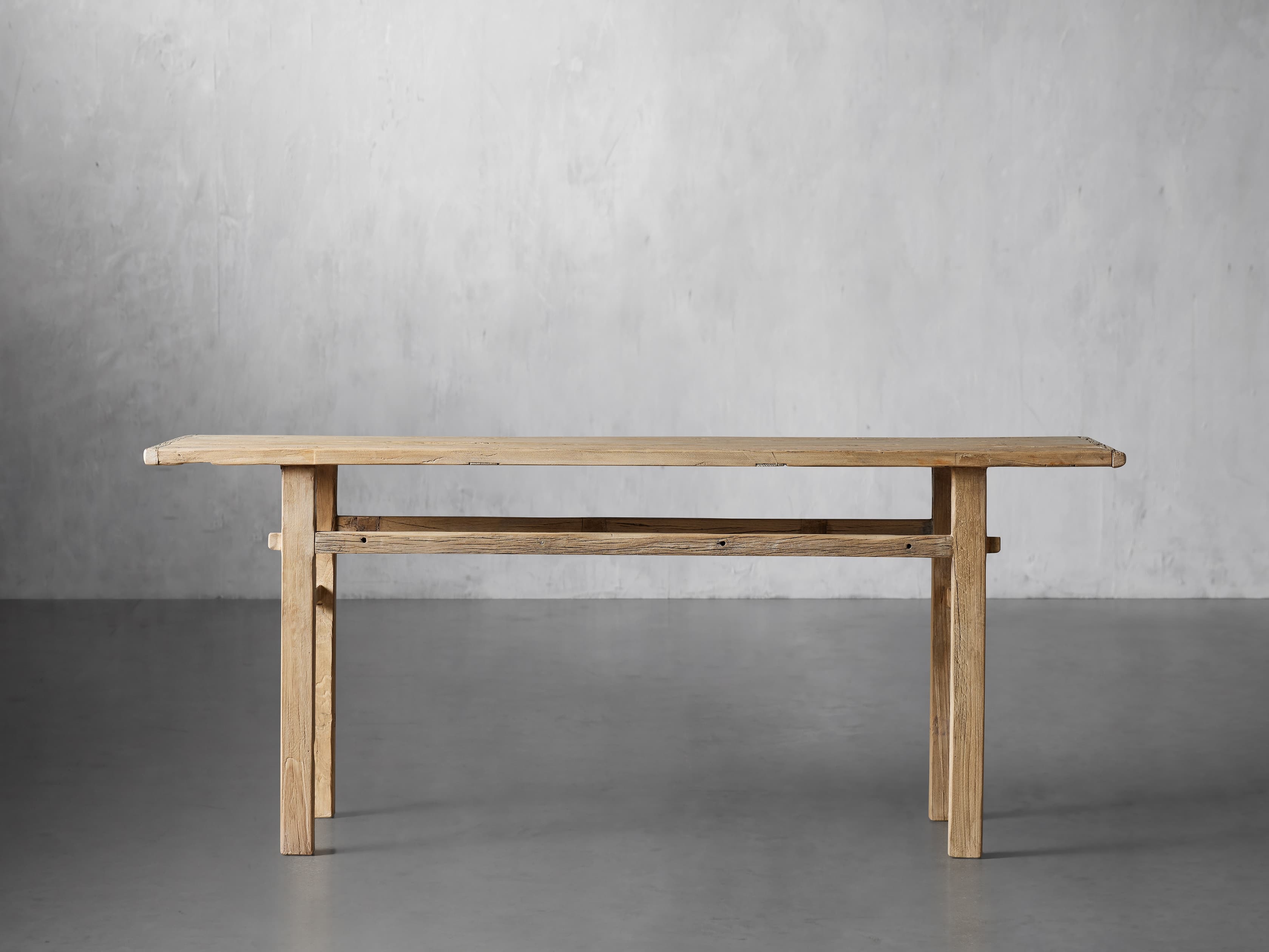 Reclaimed Elm Console in Wood Brown - Image 0