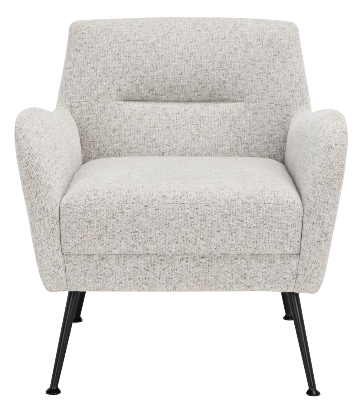 Tilbrook Arm Chair - Light Grey / Black - Safavieh - Image 0