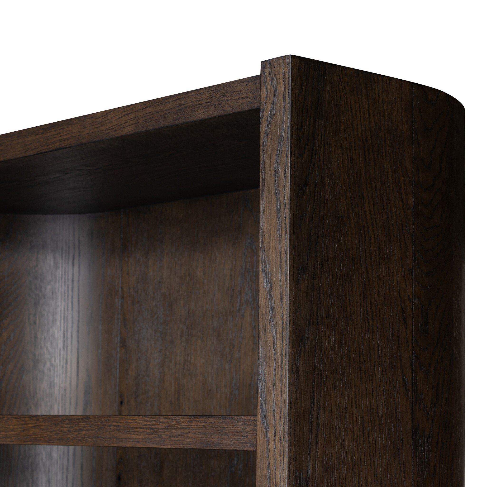 Lockhart Bookcase - Rubbed Black Oak Solid - Image 2