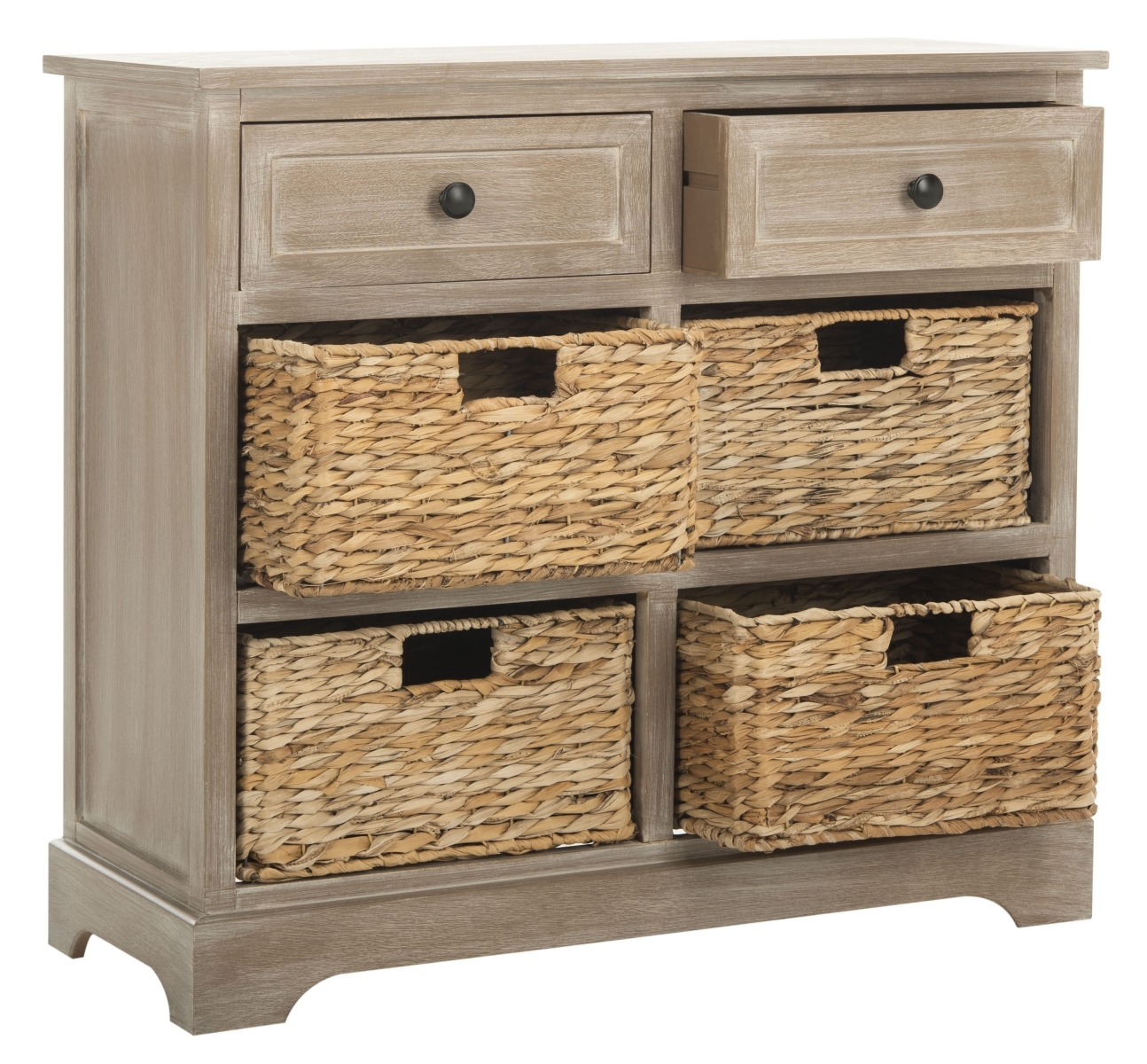 Herman Storage Unit - White Washed - Safavieh - Image 4