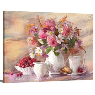 Bouquet Of Flowers In A Vase Still Life - Image 0