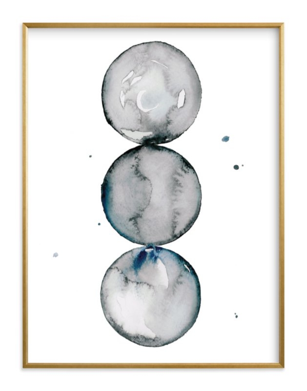 Trio Of Spheres Art Print - Image 0