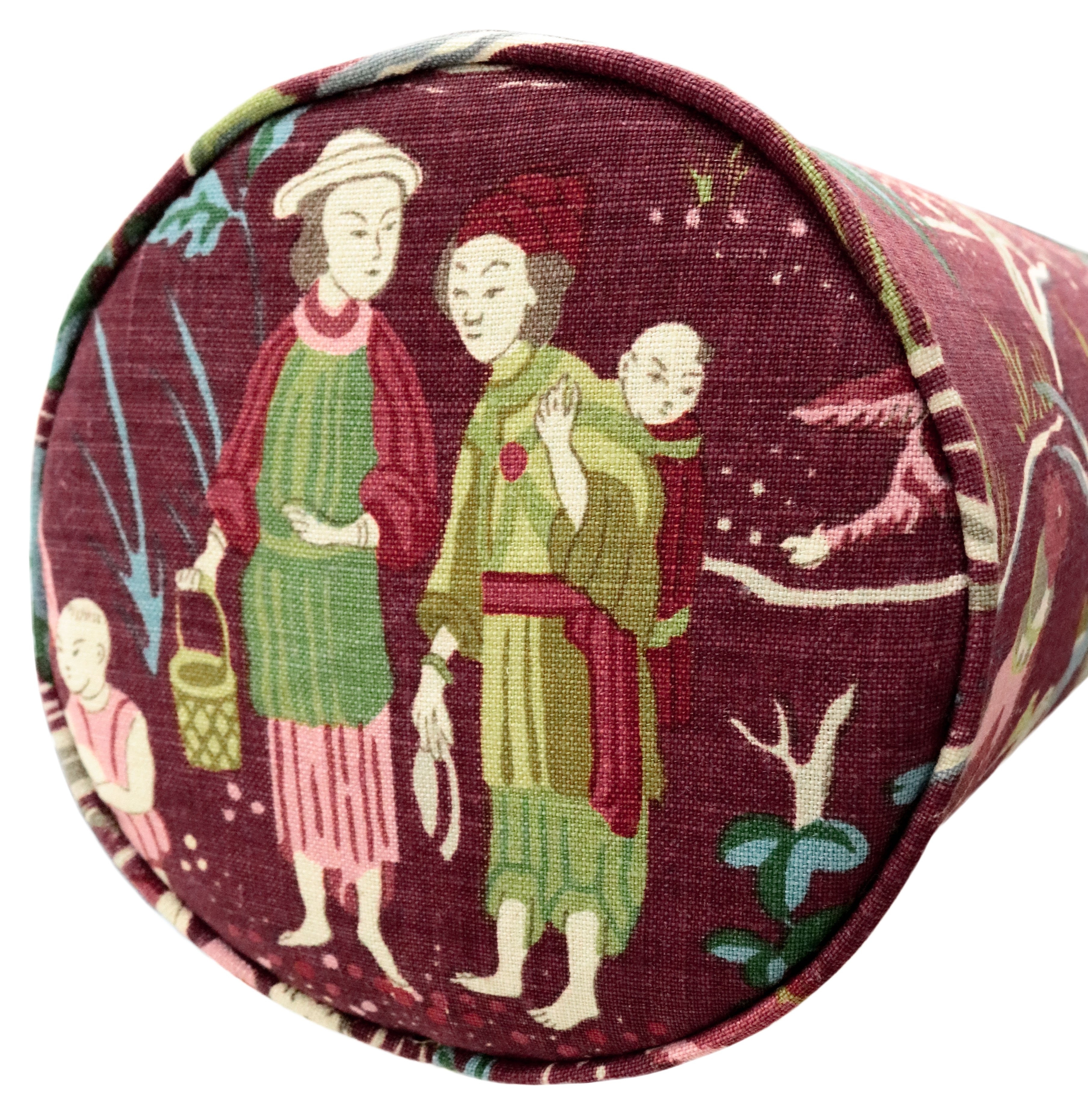 THE BOLSTER :: YANGTZE RIVER // AUBERGINE | SCHUMACHER - TWIN // 9" X 24" - Image 2