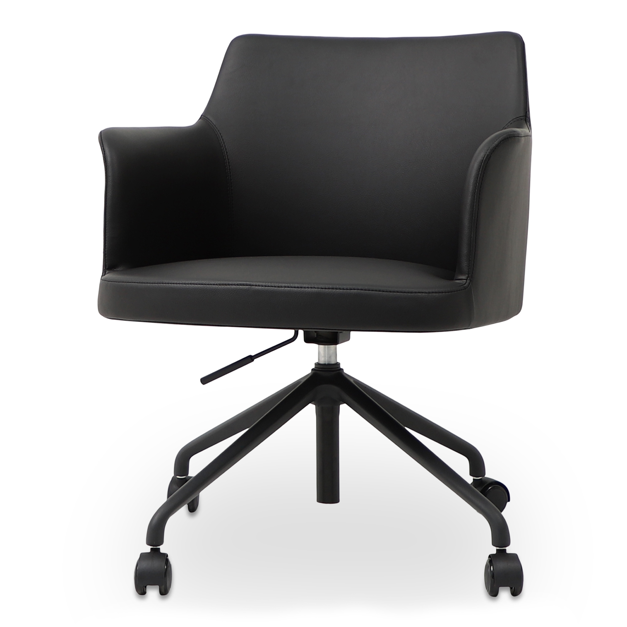 Morris Office Chair PVC Black - Image 1