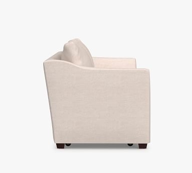 Celeste Upholstered Trundle Sleeper, Polyester Wrapped Cushions, Performance Everydayvelvet(TM) Carbon - Image 4