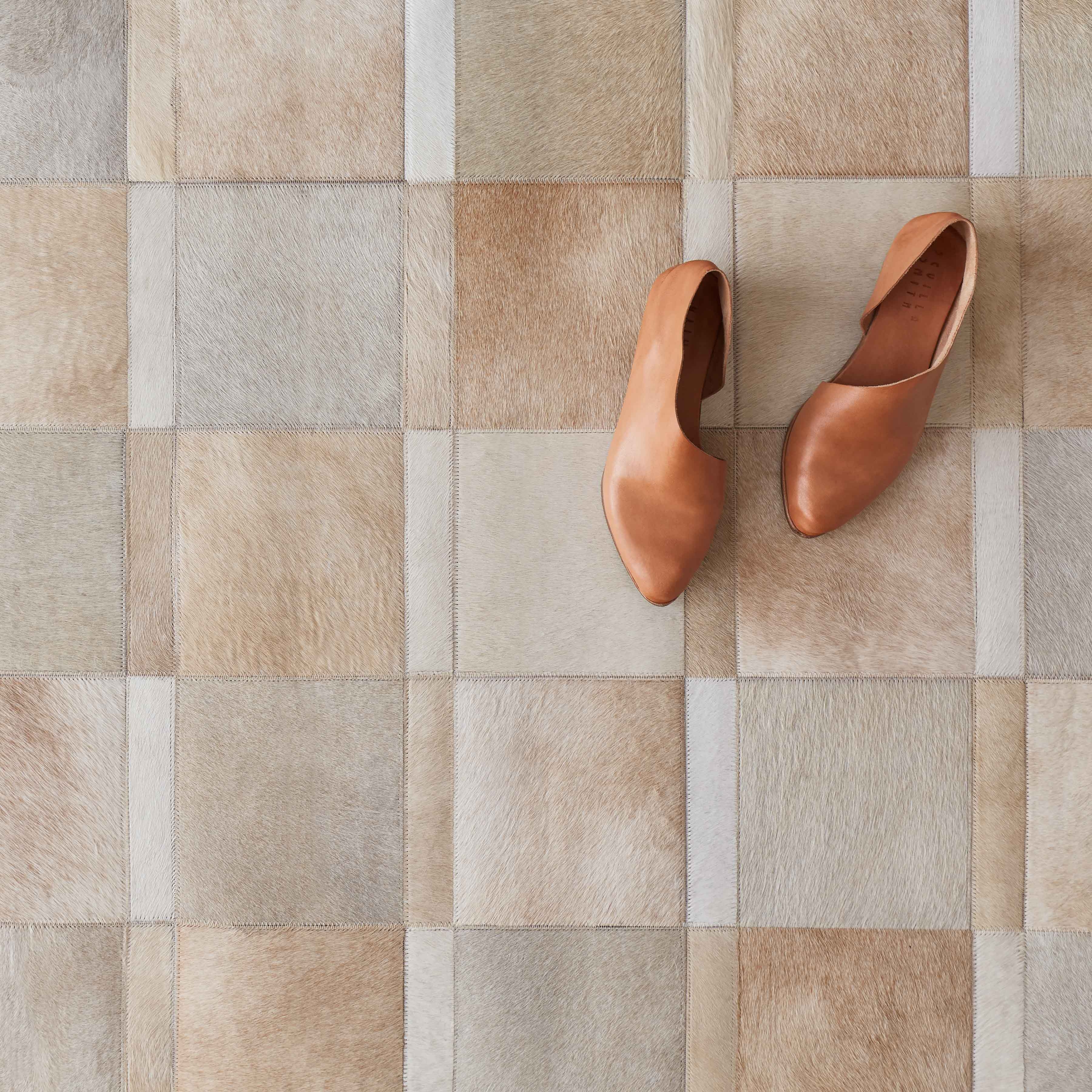 The Citizenry Natali Cowhide Area Rug | 9' x 12' | Tan - Image 7