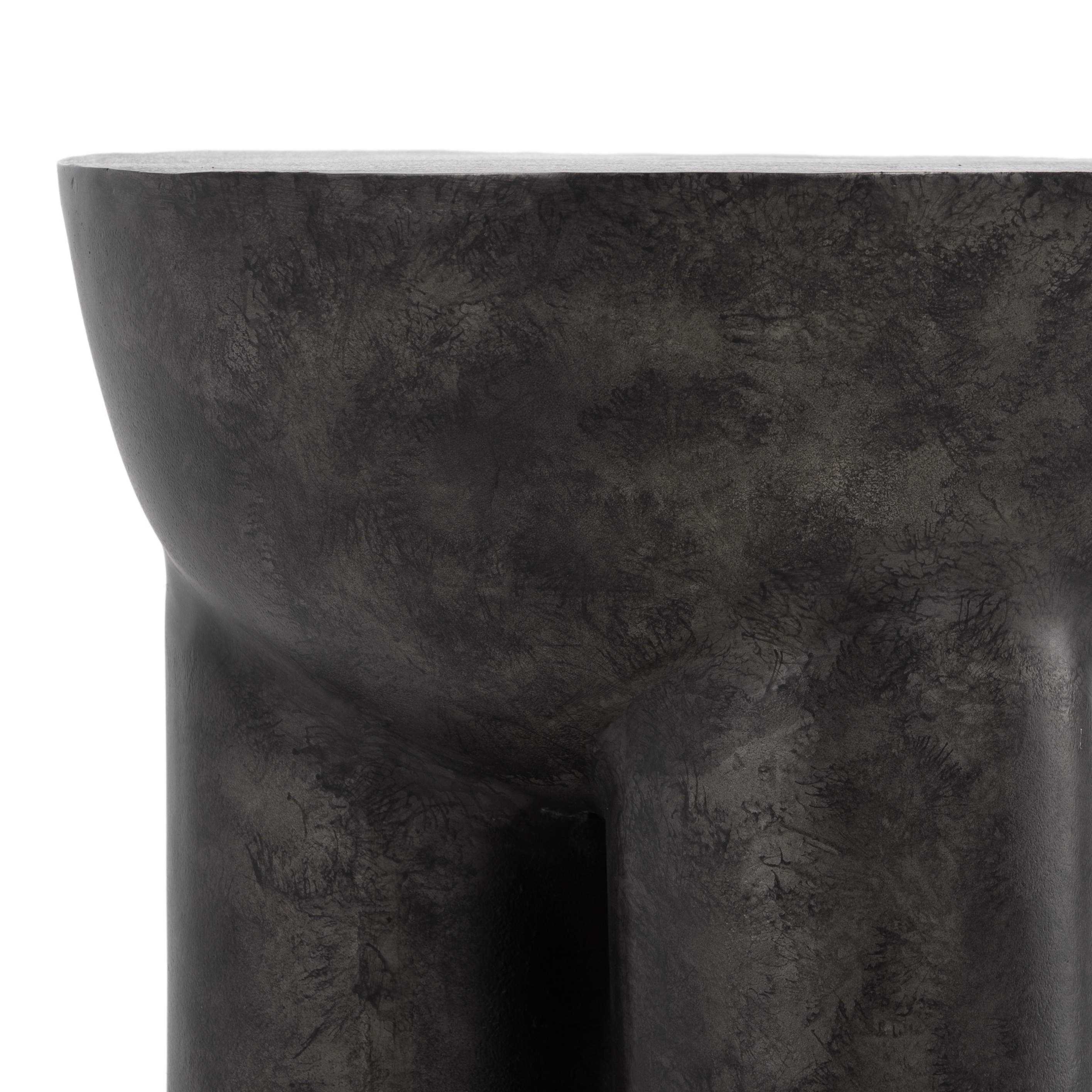 Sante End Table-Raw Black - Image 8