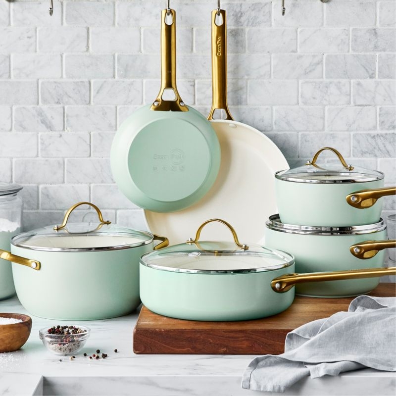 GreenPan ™ Reserve Julep 10-Piece Ceramic Non-Stick Cookware Set - Image 1