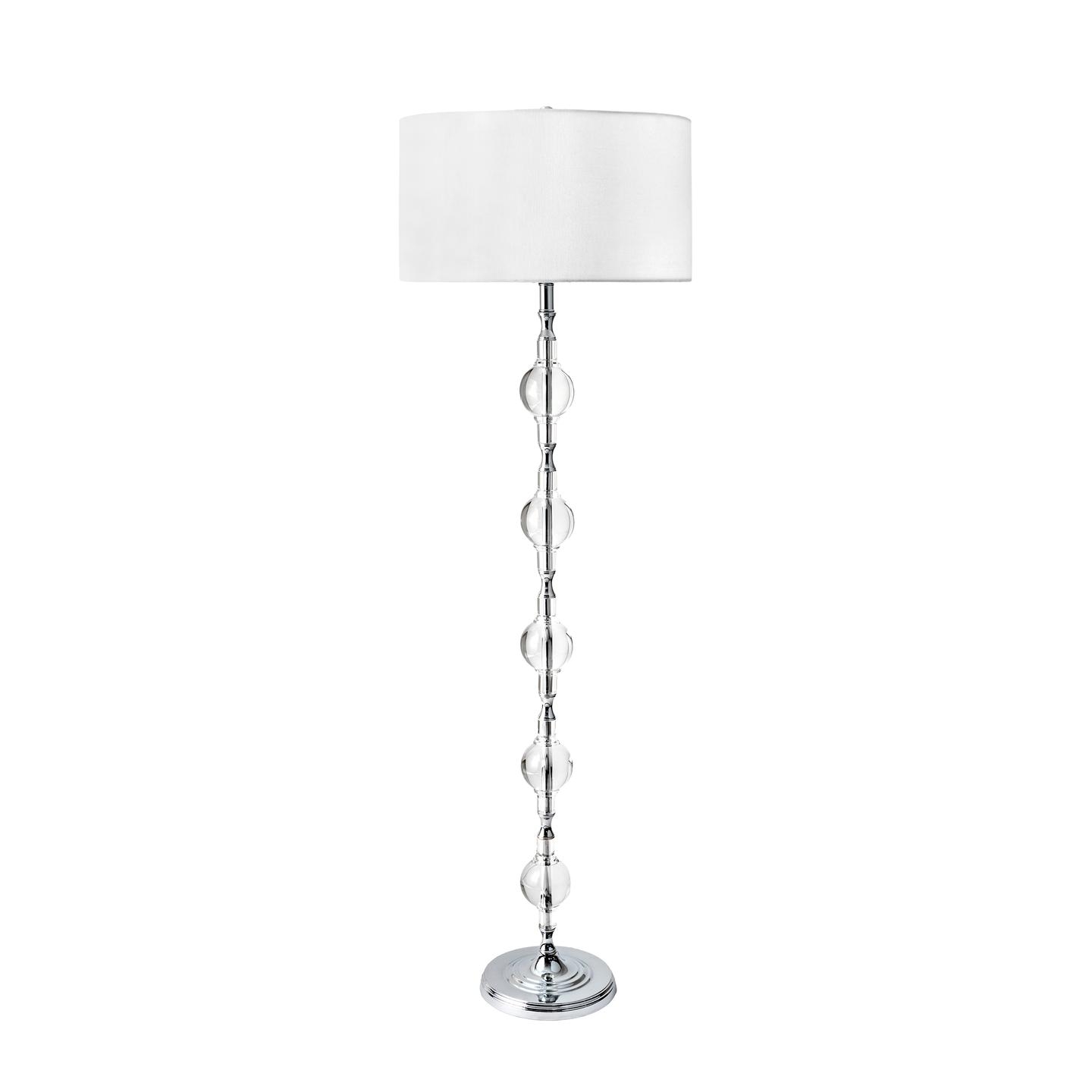 Merced 62" Crystal Floor Lamp - Image 2