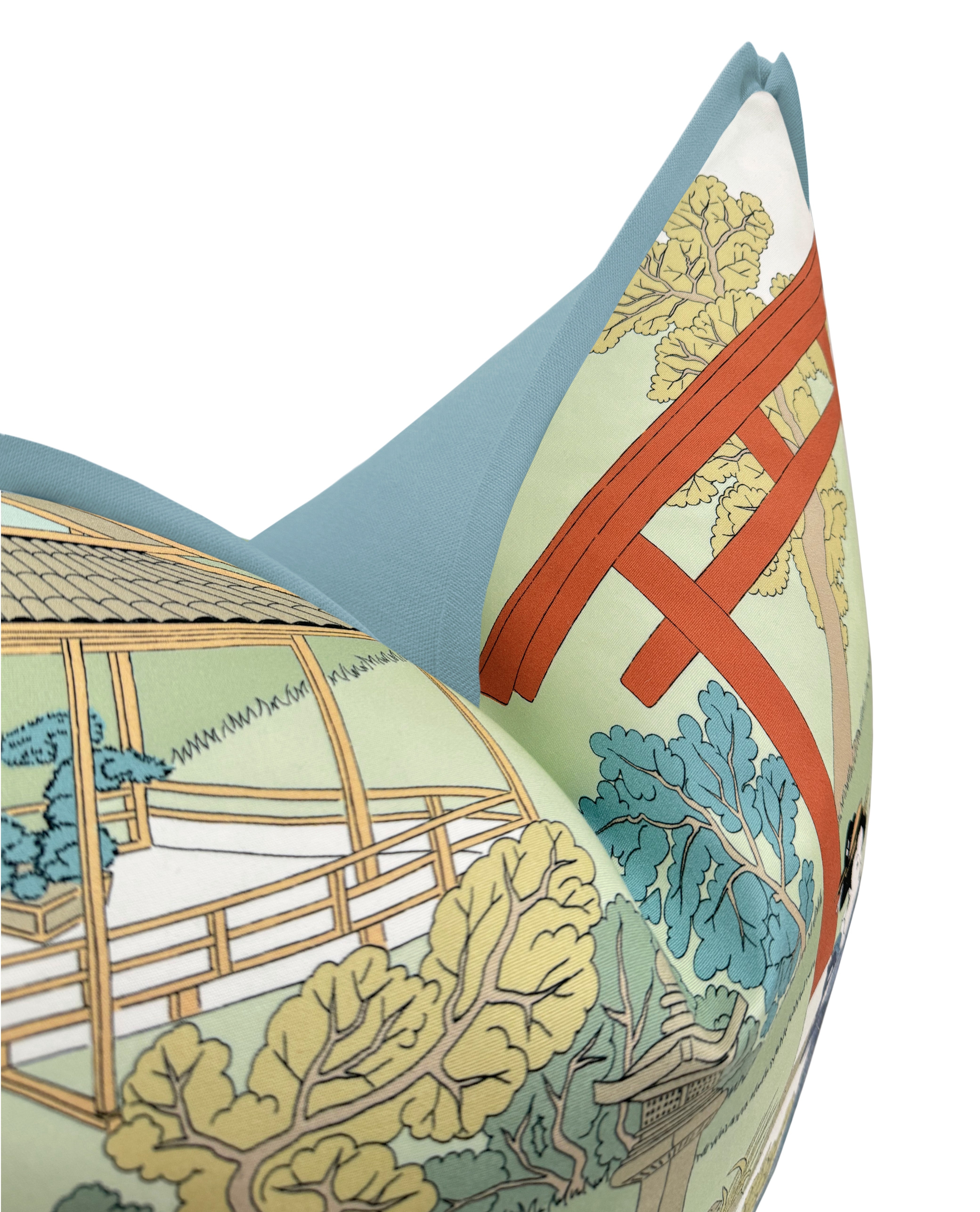 GEISHAS // INDIGO | MANUEL CANOVAS - 14" X 36" / BUTTERFLY FLANGE / Hydrangea Blue - Image 0