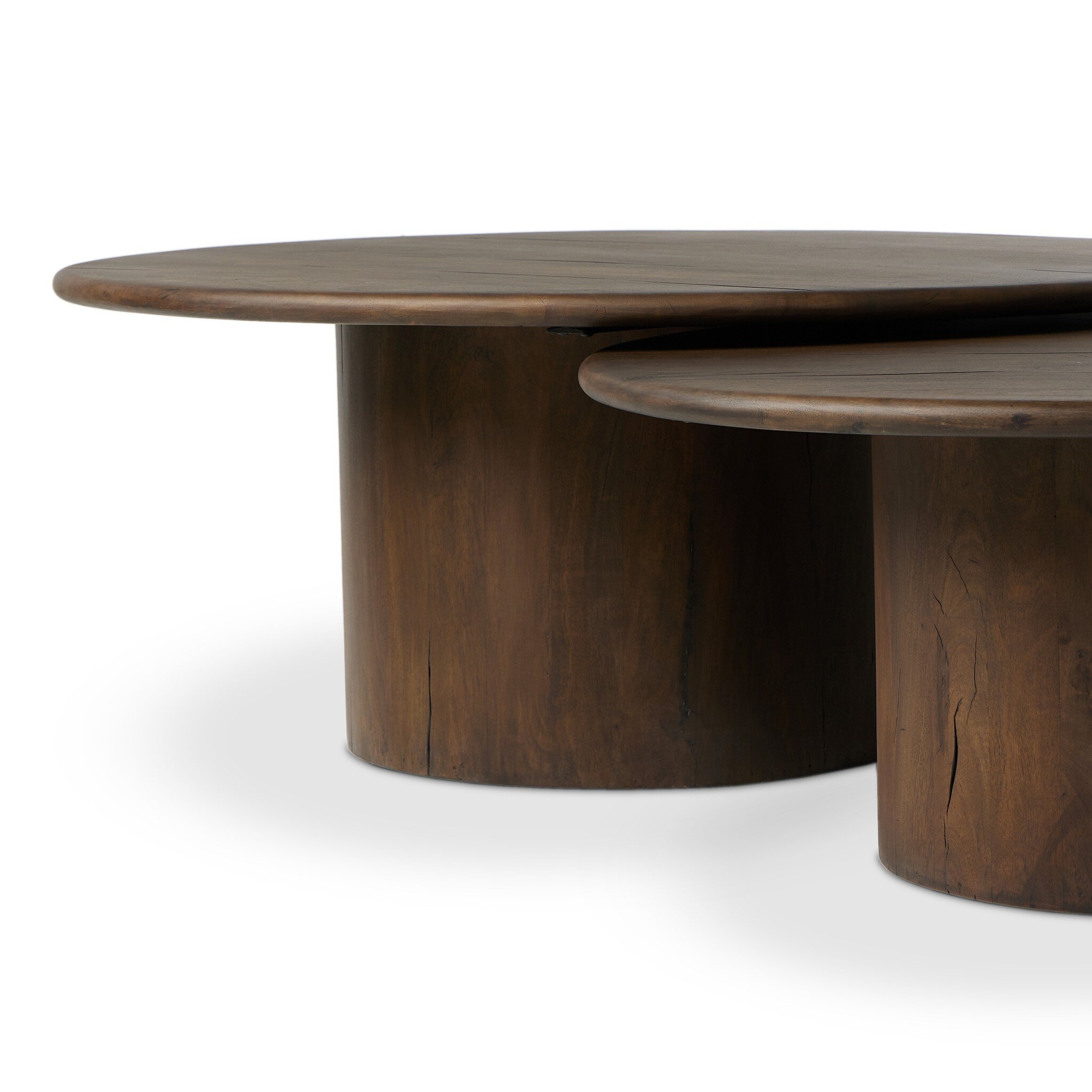 Stuart Nesting Coffee Tables - Aged Belgium Bleach - Image 7