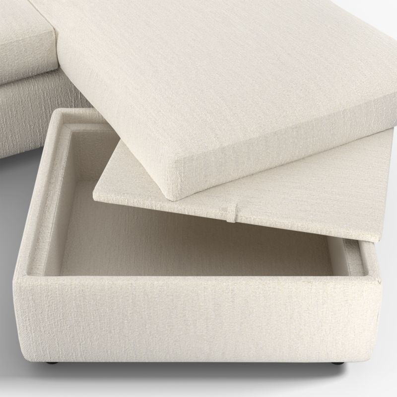 Barrett II 91" Reversible Storage Chaise Lounge Sectional Sofa - Image 2