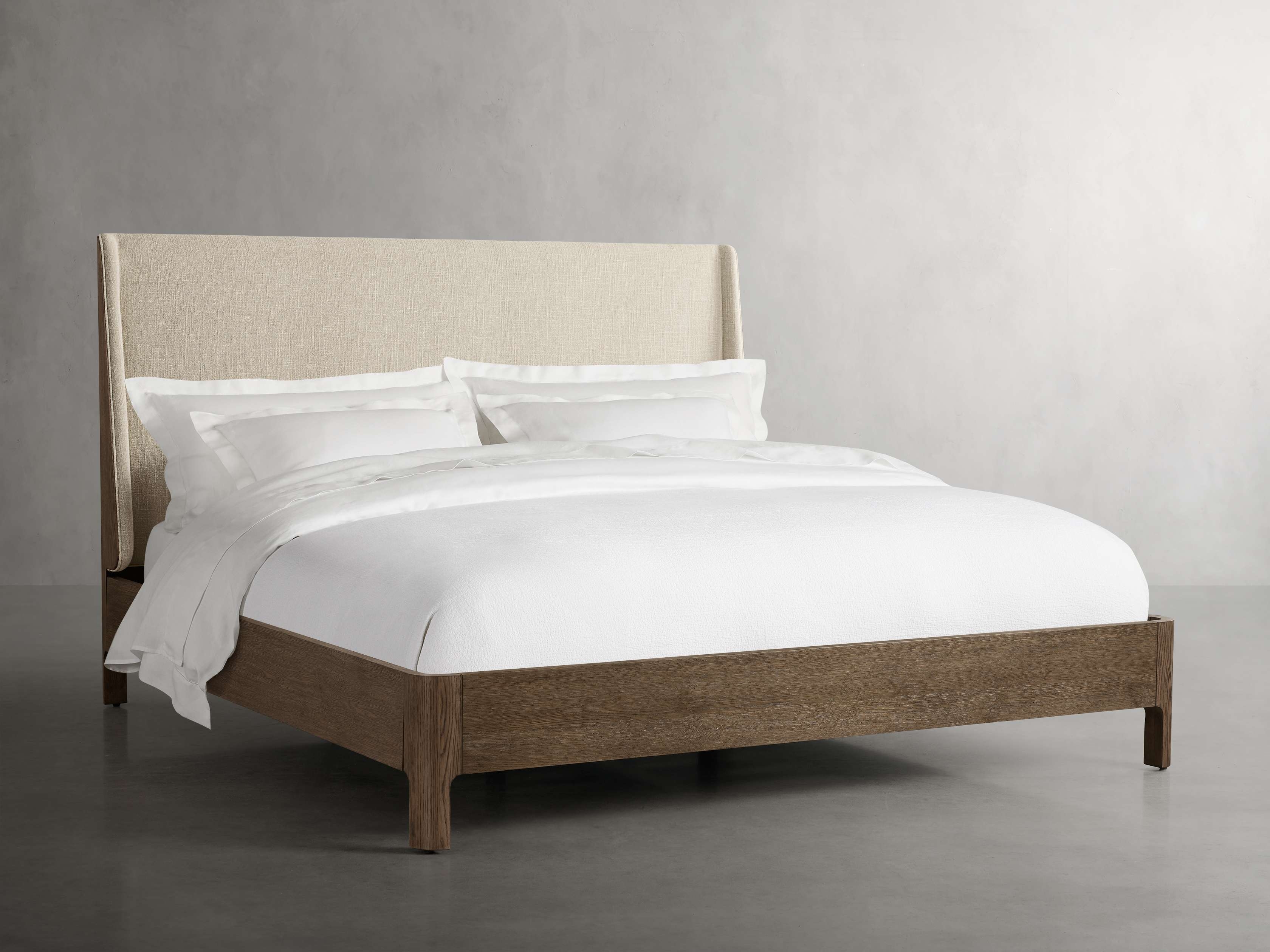 Calista Bed in Izzy Fawn Wood King Brown /Cocoa - Image 0