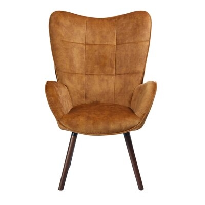 Senner Tufted Arm Chair, Mustard - Image 0