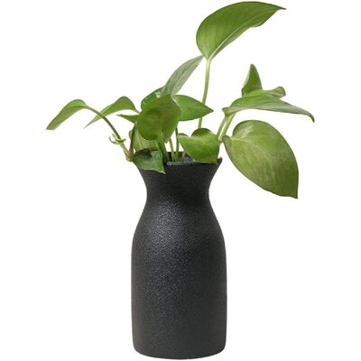 Ceramic Small Vase, Modern Minimalist Home Décor Dried Flowers Handmade Vase, Living Room Bedroom Office Desktop Hydroponic Plant Container - Image 0