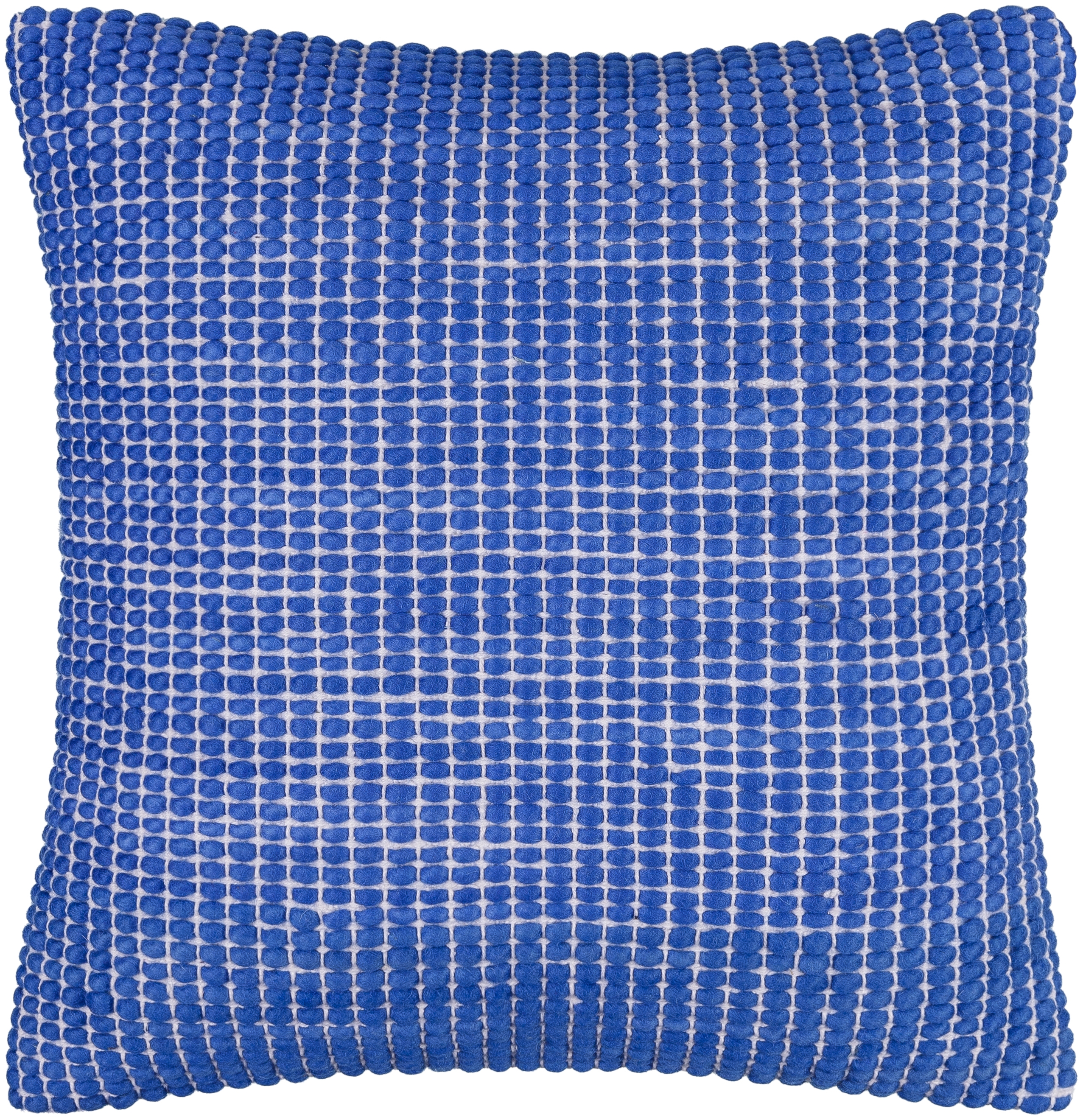 Livabliss Chunky Grid CUG-004 22"L x 22"W Down Filled Pillow - Image 0