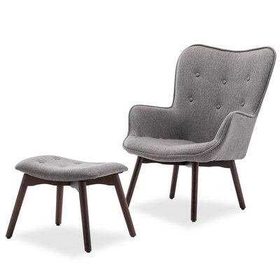 Hallsville Lounge Chair and Ottoman - Image 0