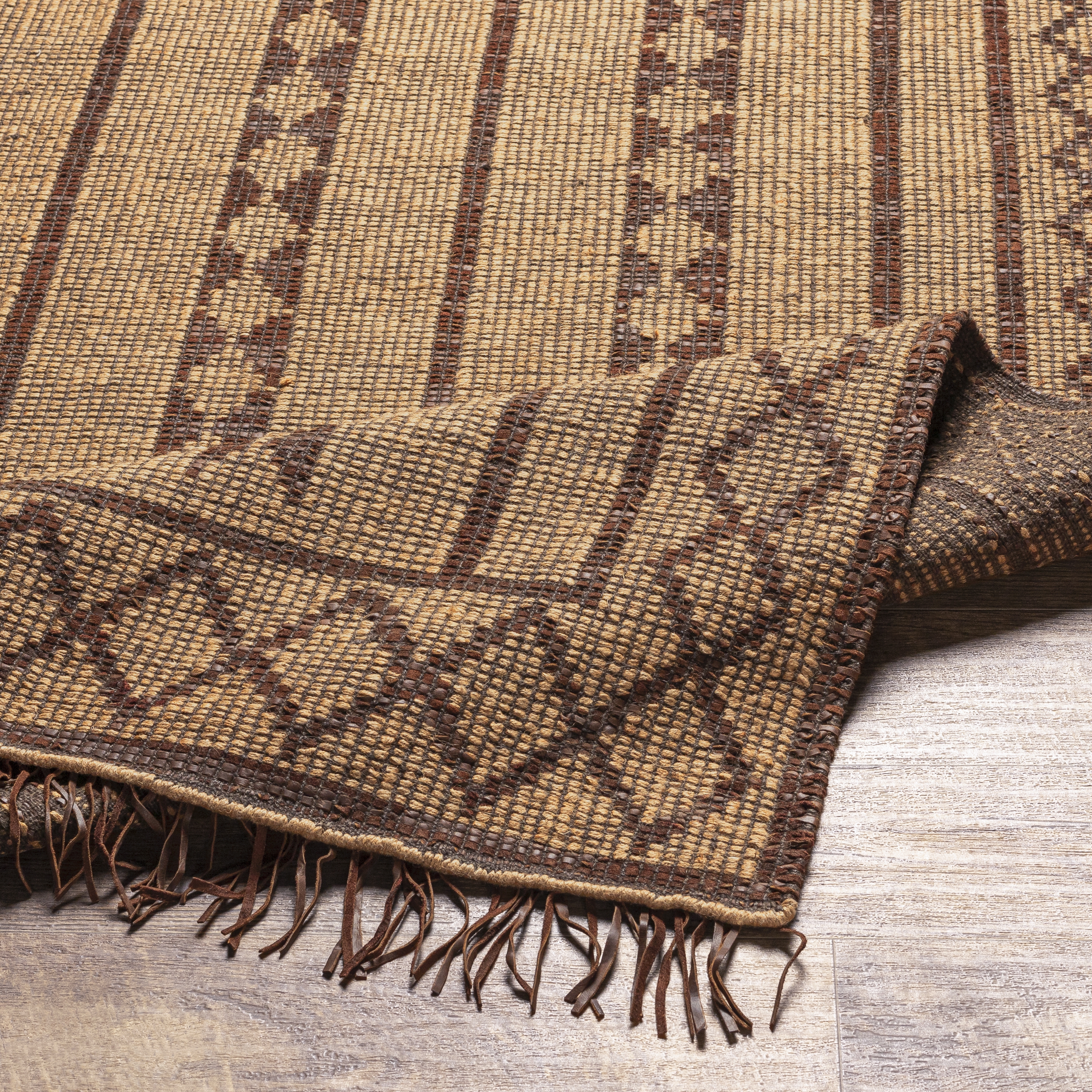 Touareg Brown Indoor 10' x 14' Handmade Rug - Image 5