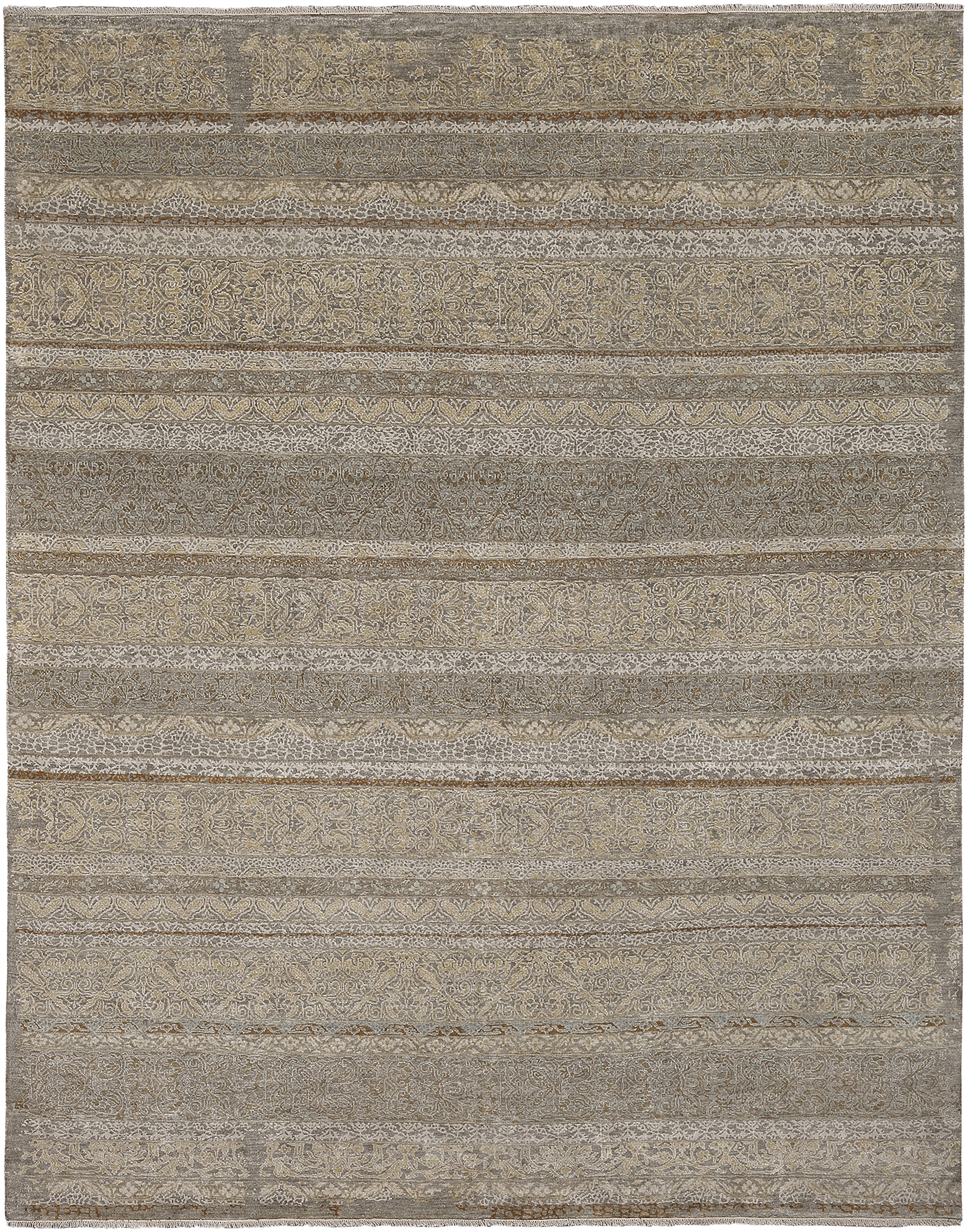 Bayburt Beige Indoor 8' x 10' Handmade Rug - Image 0