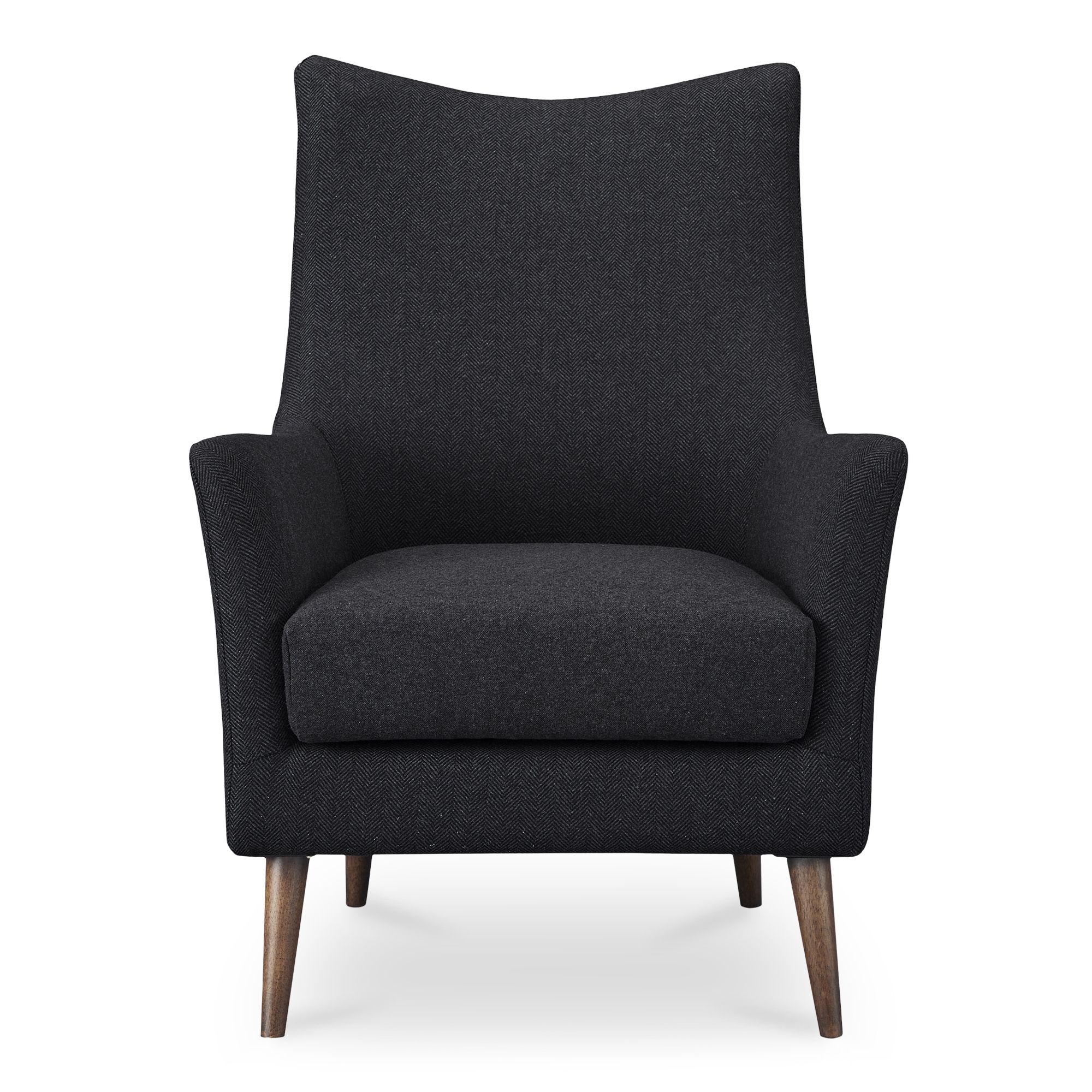 Fisher Armchair Wool Blend Charcoal - Image 0