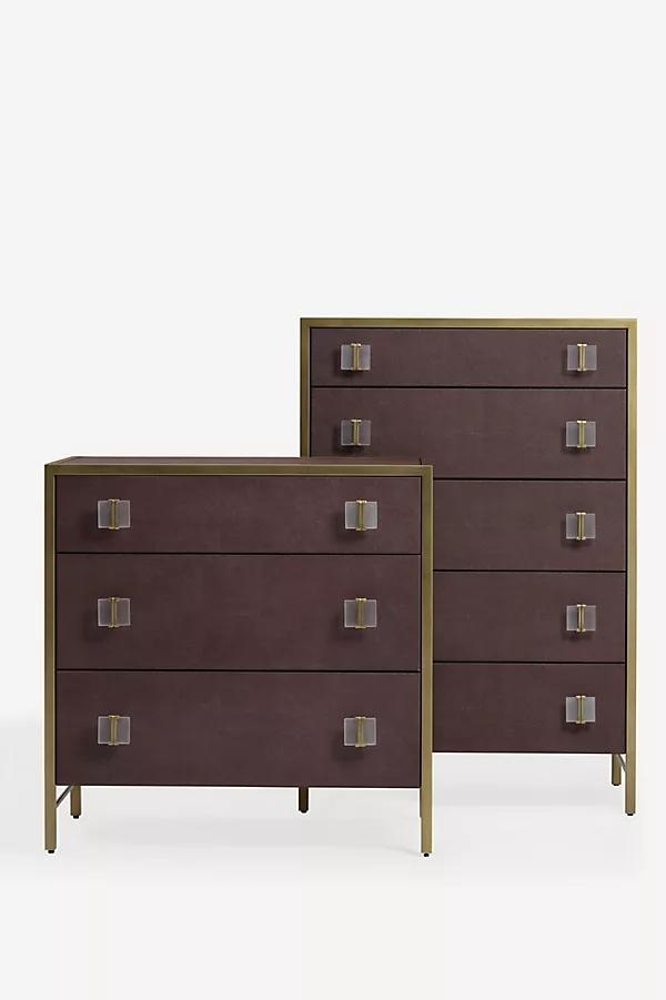 Autumn Shagreen Three-Drawer Dresser - Image 0