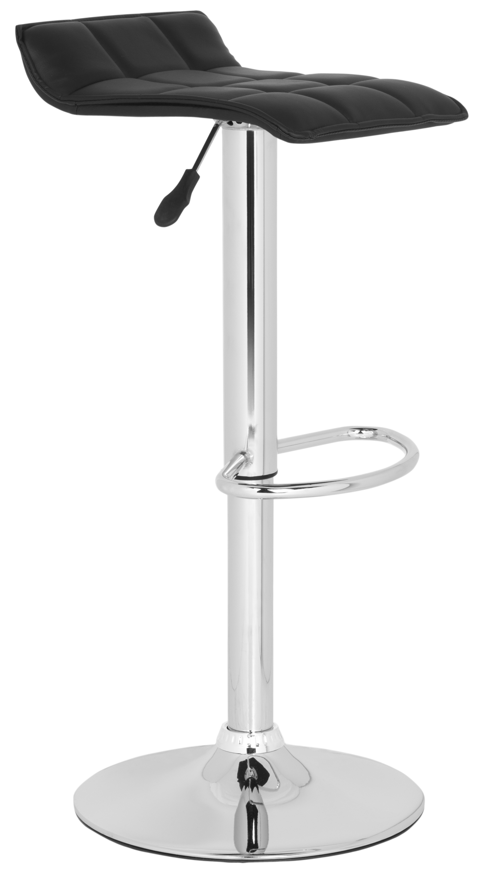 Lamita Swivel Bar Stool - Black - Safavieh - Image 0