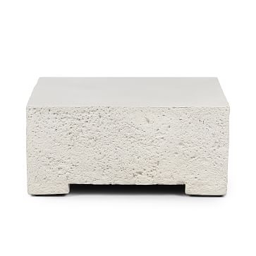 Squared Outdoor Concrete Coffee Table - Image 2
