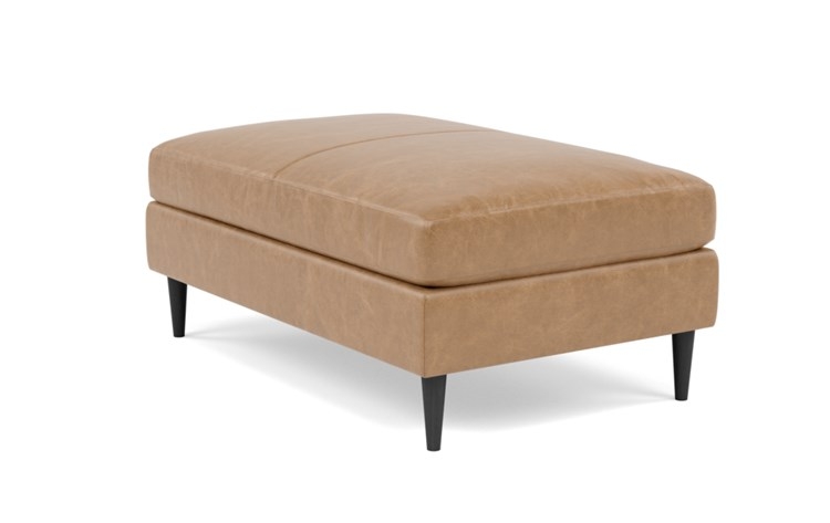 Sloan Leather Ottoman - Image 4