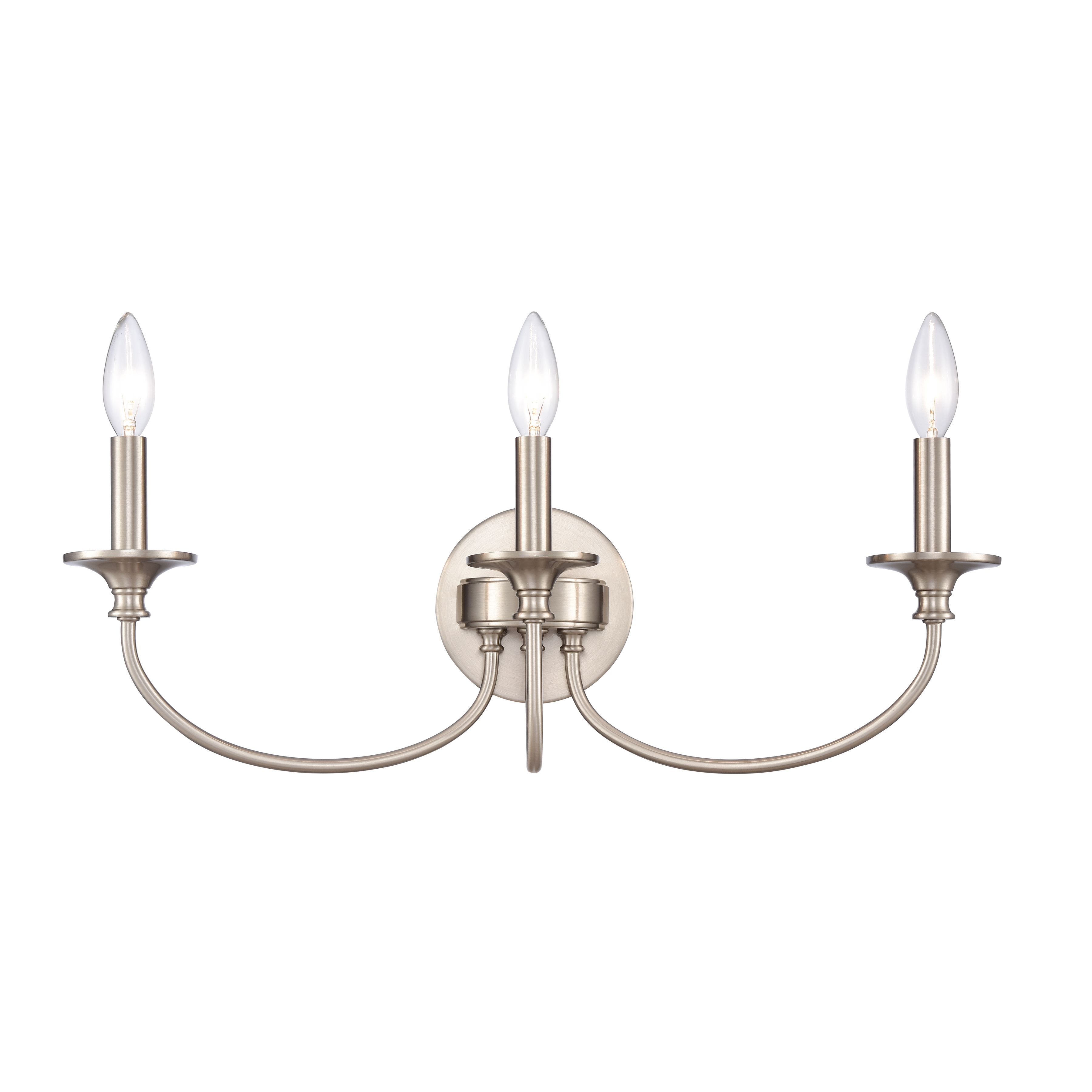 Cecil 22'' Wide 3-Light Vanity Light - Brushed Nickel - Image 0