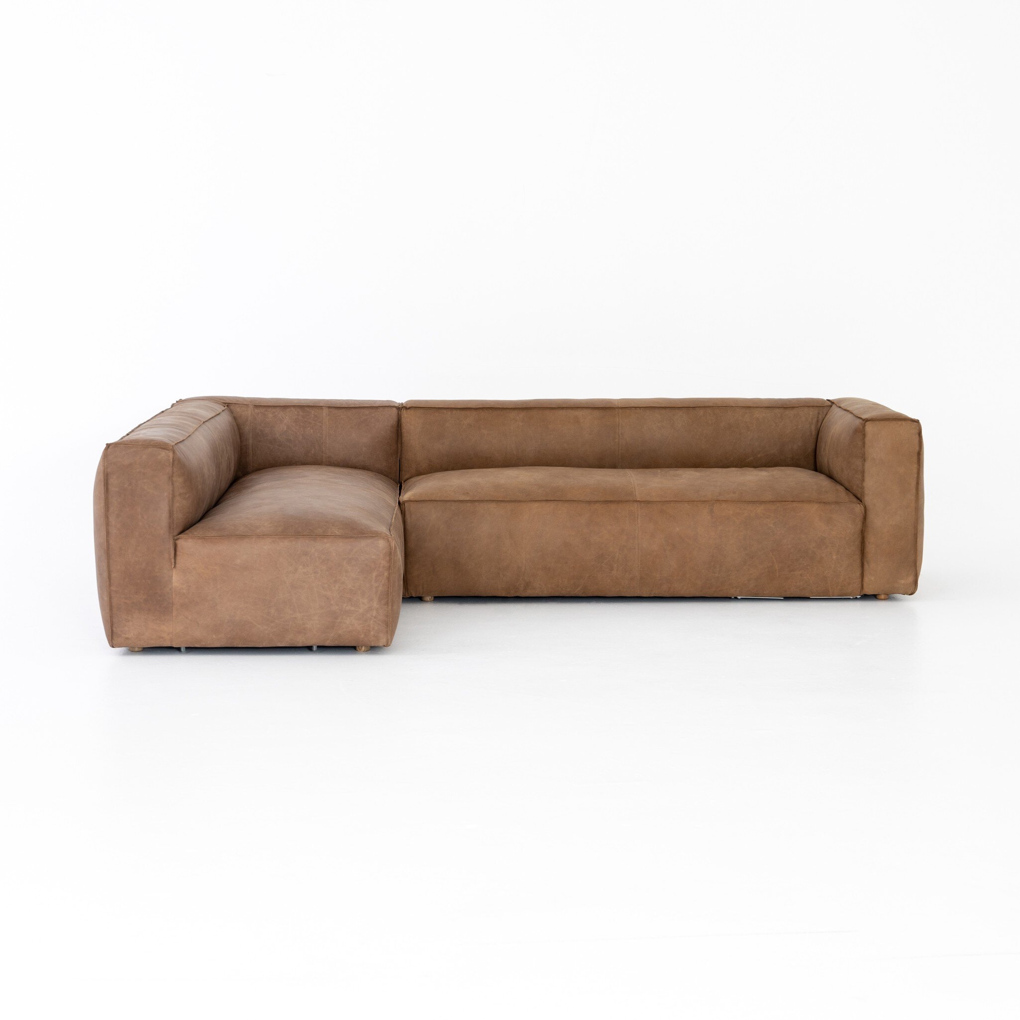 Nolita Sectional - Natural Washed Sand - Image 4