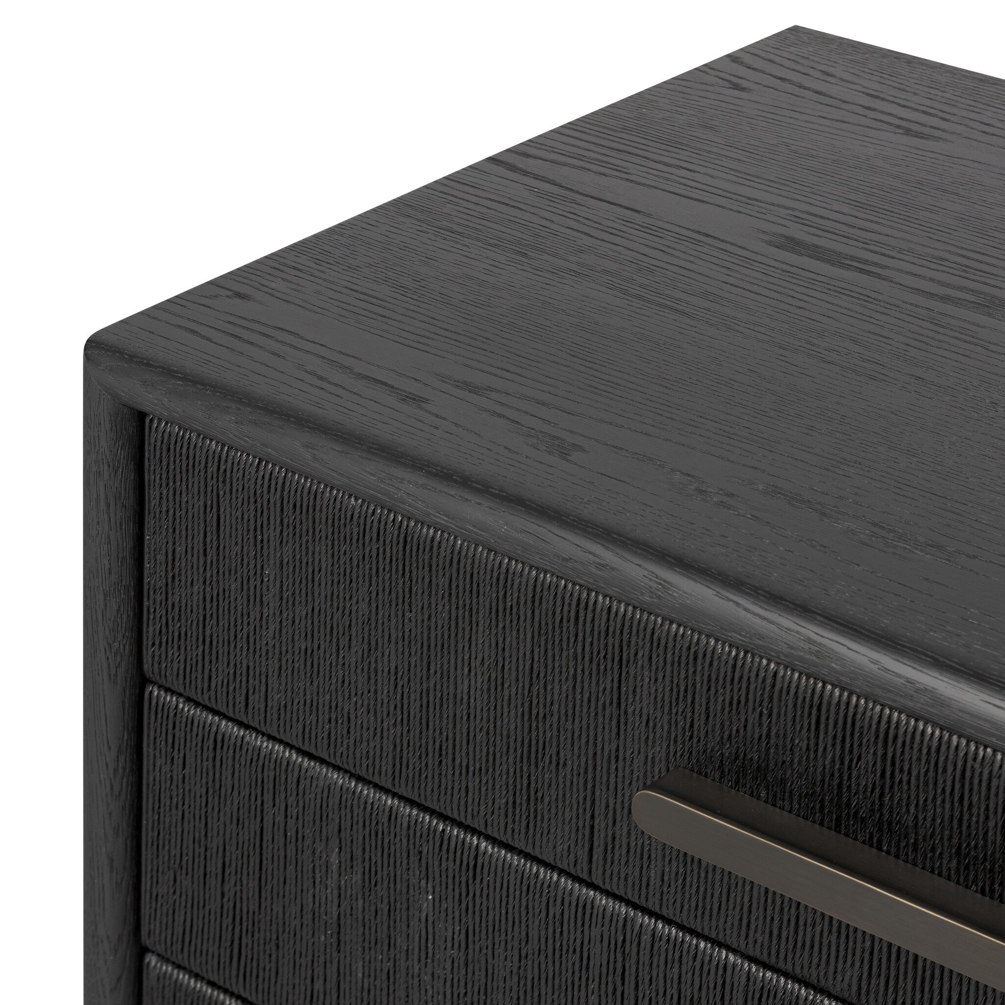 Rosenell Closed Nightstand - Black Oak Veneer - Image 18