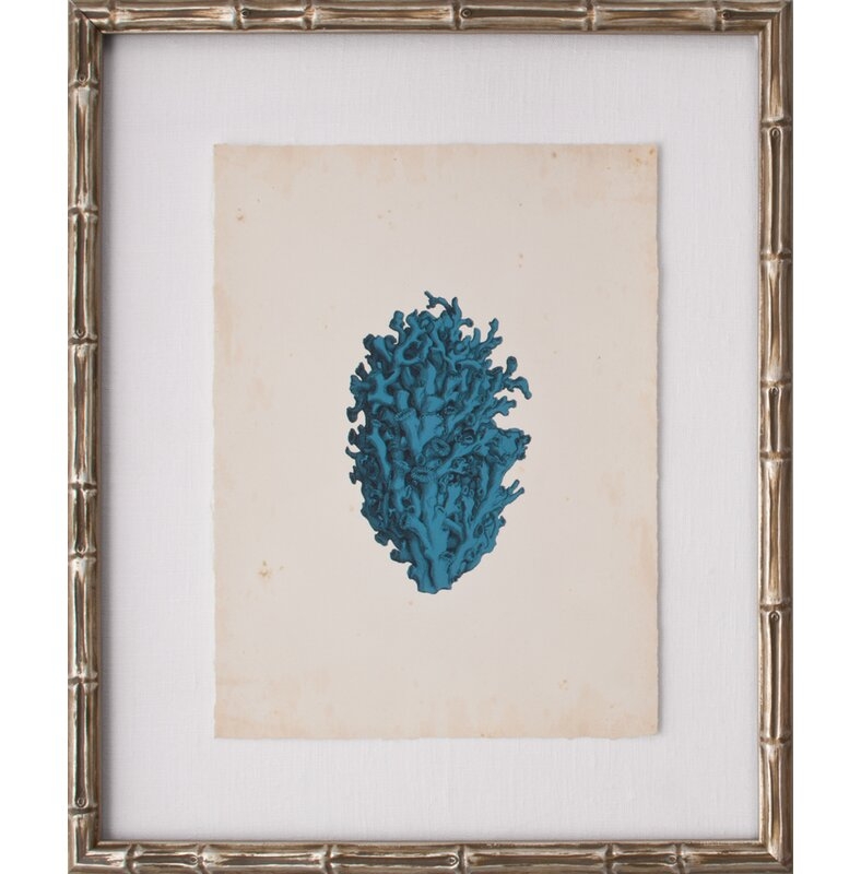 Mirror Image Home Mini Coral IV Framed Graphic Art - Image 0