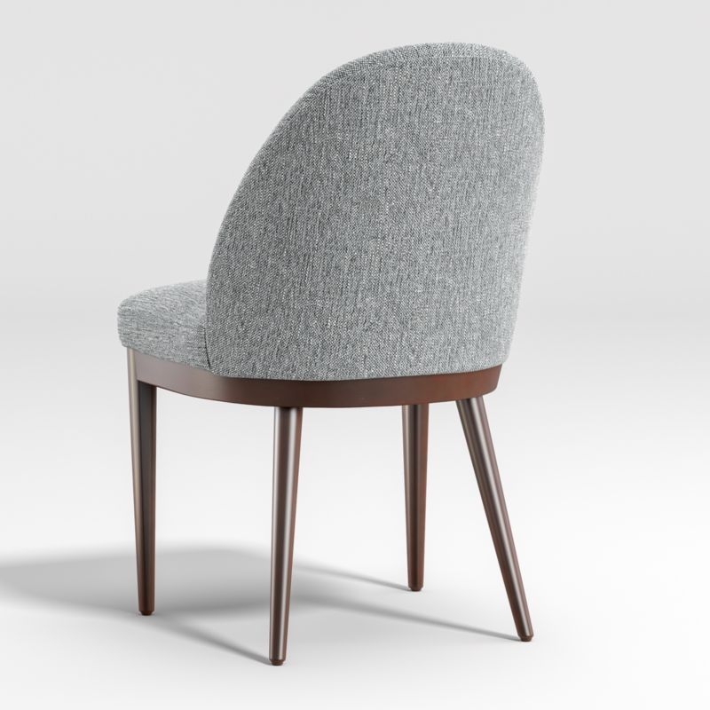 Ana Navy Dining Chair with Performance Fabric - Image 3