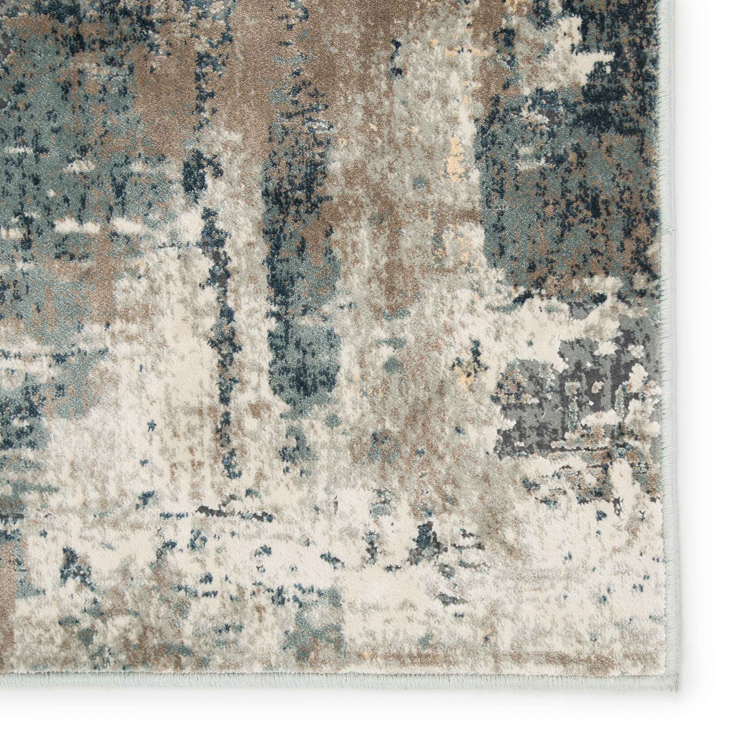 Sisario Abstract Blue/ Gray Area Rug (8'10"X12') - Image 3