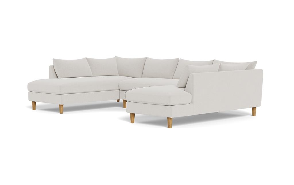 Sloan 3-Piece U-Bumper Sectional - Image 2