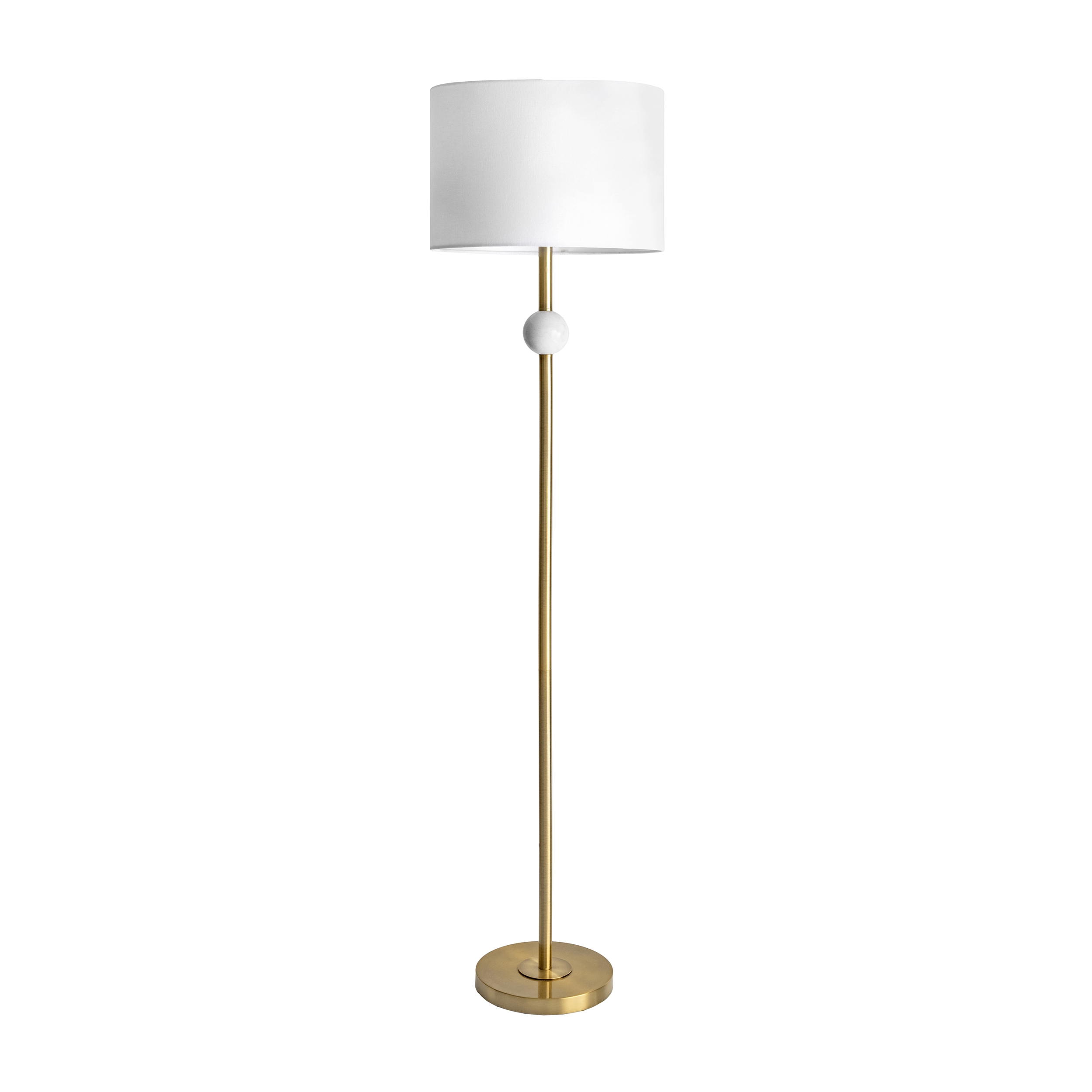 Saxman 63" Marble Floor Lamp - Image 0