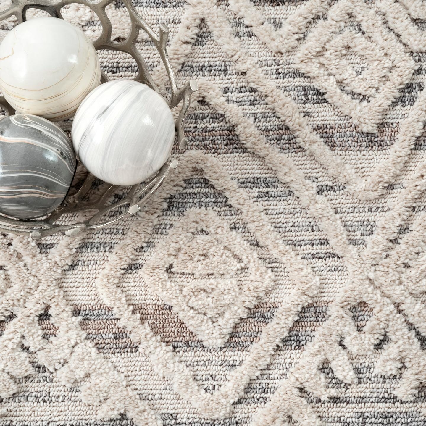 Diamond Shaggy Deja Area Rug - Image 5