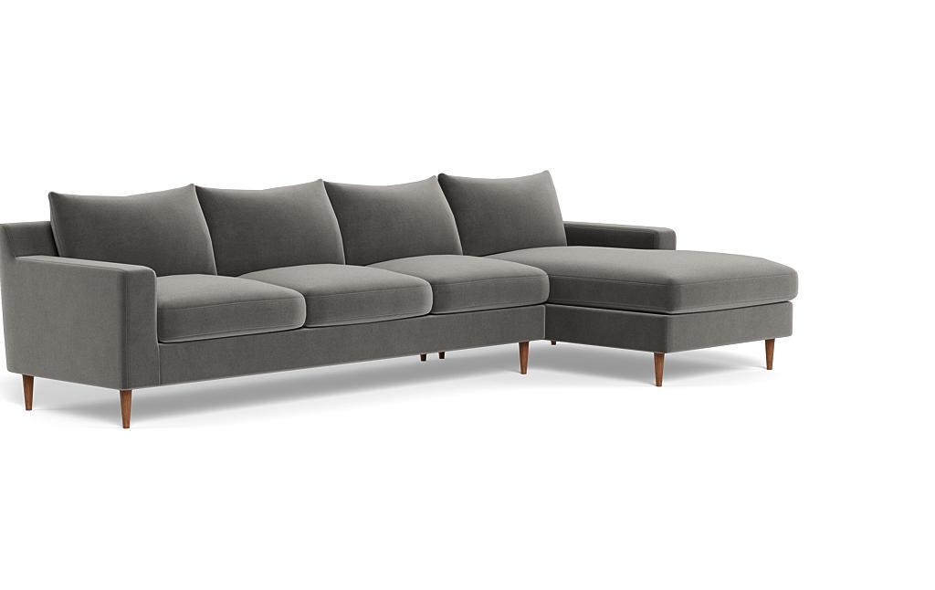 Sloan 4-Seat Right Chaise Sectional - Image 1