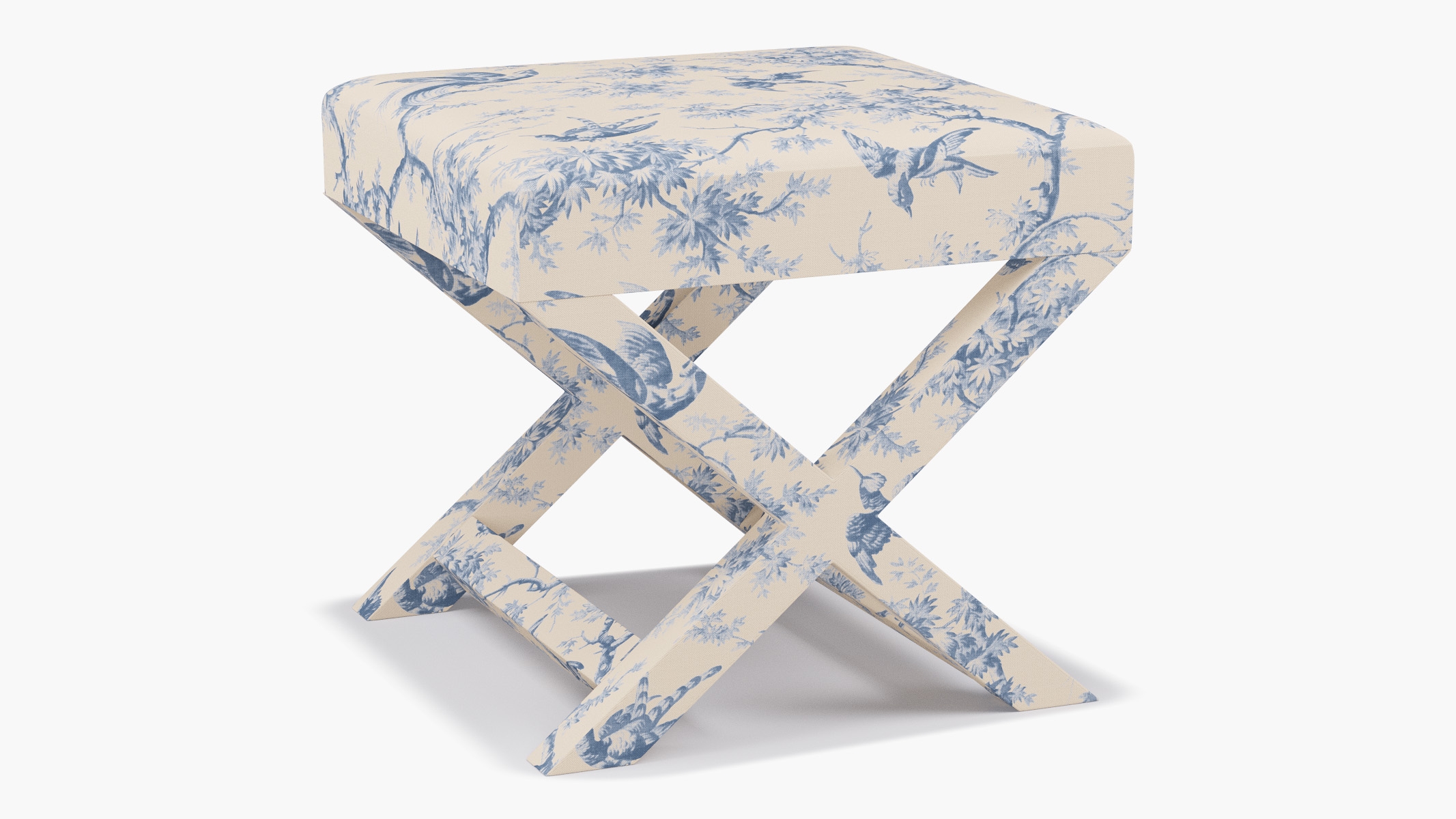 X Bench, Blue Swallows - Image 1