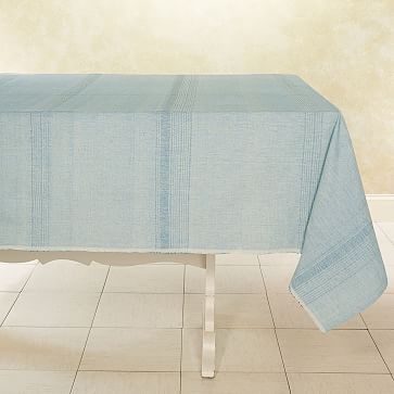 Whipped Cream Handwoven Tablecloth, 60"x60" - Image 1