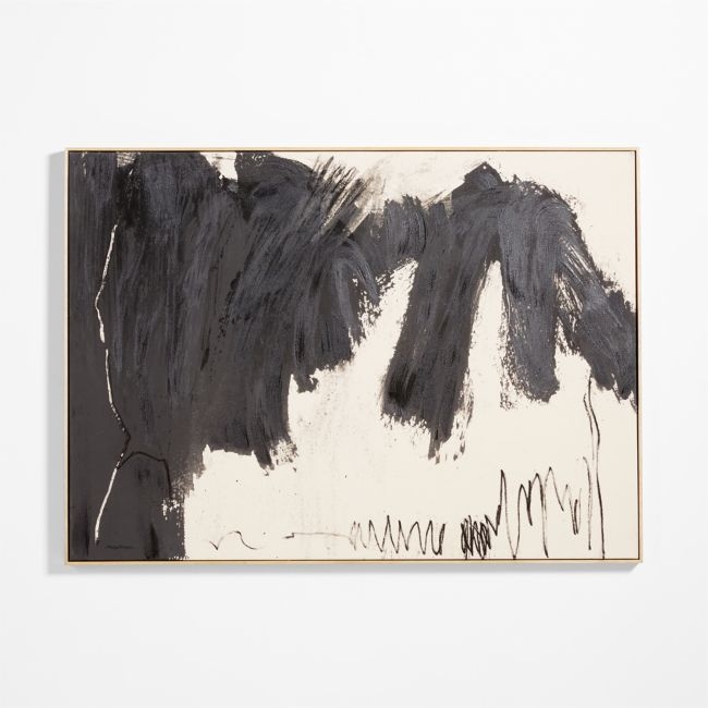 "Overarching" by Mary Elizabeth Peterson White Canvas 65"x47" Framed Wall Art Print - Image 0
