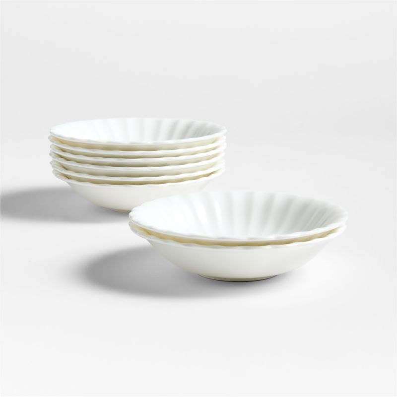 Capella White Bone China Small Bowl - Image 3