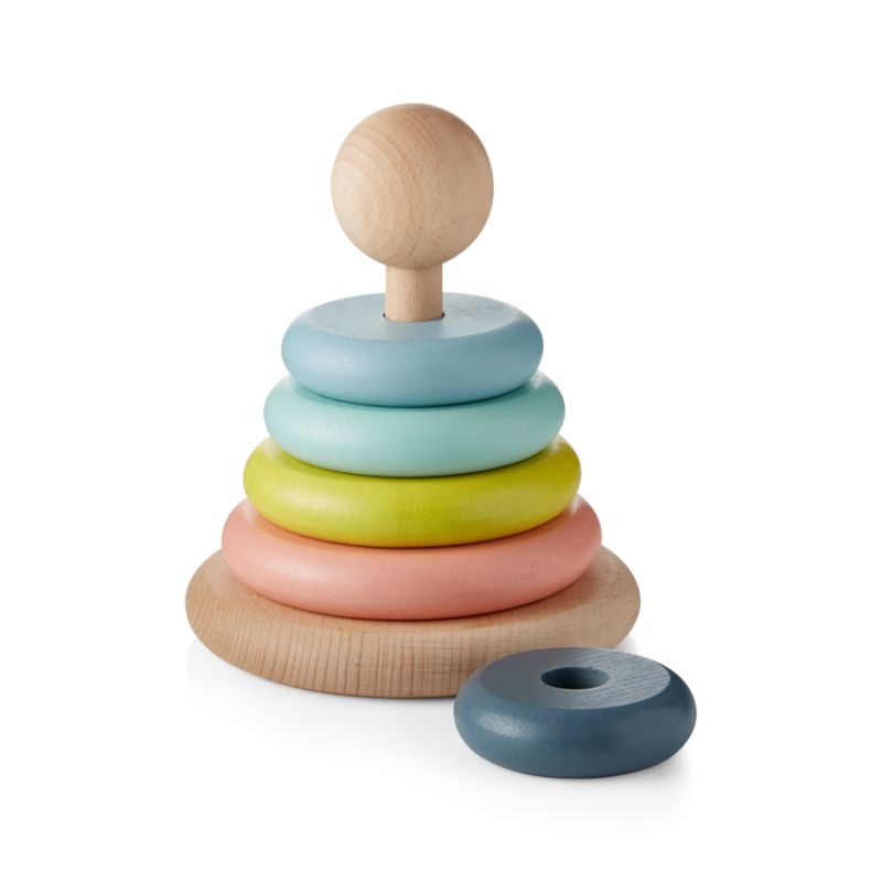 Small Wooden Baby Stacking Rings - Image 4